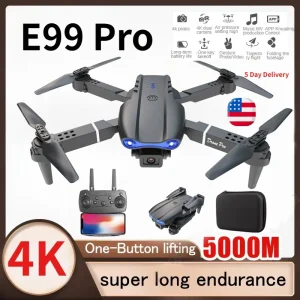 Pro RC Drone Foldable 4K HD Dual Camera