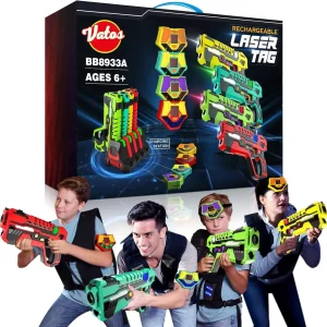 VATOS Laser Tag Guns Battle Game Electric Infrared Gun Set Toy Kids